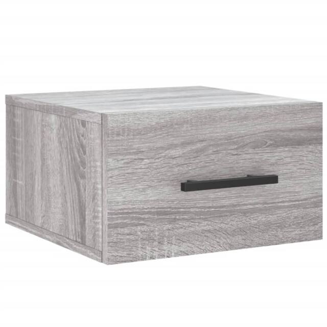 Berkfield Home Wall-mounted Bedside Cabinet Grey Sonoma 35x35x20 cm - Size: 35 x 35 x 20 cm - image 1