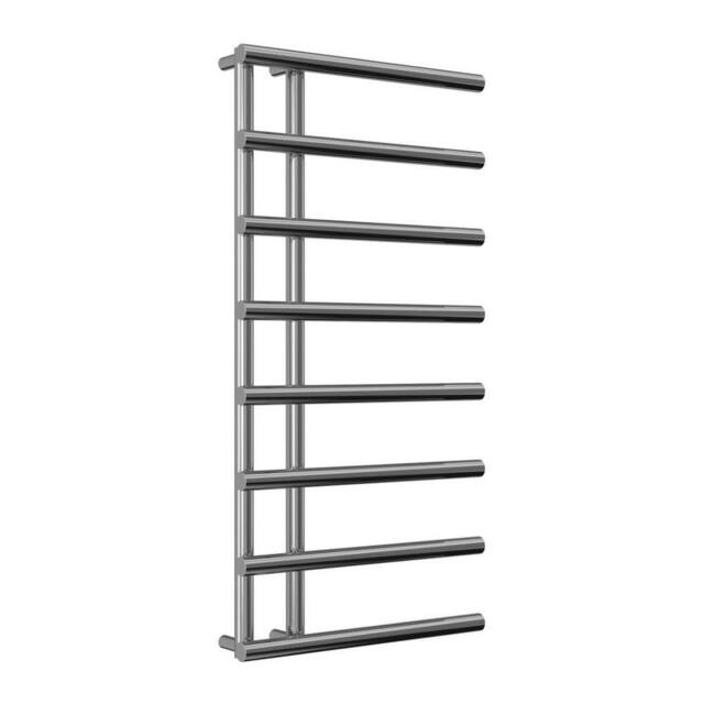 Bathroom Kingdom Matera Chrome Designer Heated Towel Rail 998x500 in Silver - image 1