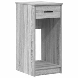 Berkfield Home Computer Tower Stand with Drawer Grey Sonoma 35x45x77 cm - Size: 35 x 45 x 77 cm - thumbnail 2