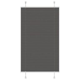 Berkfield Home Pleated Blind Black 70x150 cm Fabric Width 69.4 cm Polyester