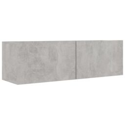 Berkfield Home 8 Piece TV Cabinet Set Concrete Grey Engineered Wood - thumbnail 6