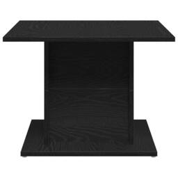 Berkfield Home Elegant Coffee Table Black Oak 55.5x55.5x40 cm Engineered Wood - thumbnail 6