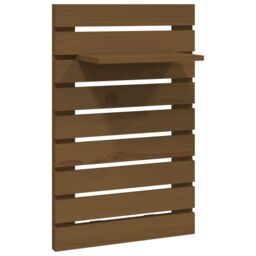 Berkfield Home Wall-mounted Bedside Shelves 2 pcs Honey Brown Solid Wood Pine - thumbnail 5