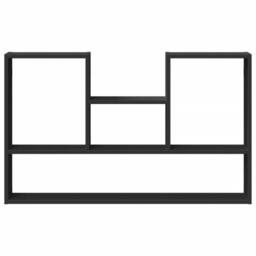 Berkfield Home Wall Shelf Black 99x15x60 cm Engineered Wood - Size: 99 x 15 x 60 cm - thumbnail 4