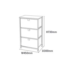 Liberty House Toys Dinosaur 3 Drawer Storage Chest in White - thumbnail 6