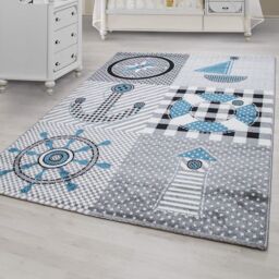 Bravich LTD Nautical Sailor Rug - Kids - Size: 160 cm x 230 cm - thumbnail 1