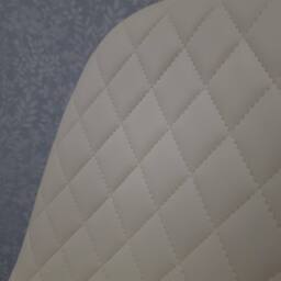 KOSY KOALA Modern Rectangle Glass Dining Table Set With 4 Cream Gem Pattern Chair - thumbnail 9
