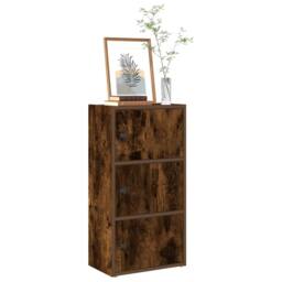 Berkfield Home Durable Bookcase Smoked Oak 40x24x77 cm Engineered Wood in Brown - Size: 40 x 24 x 77 cm - thumbnail 2
