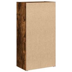 Berkfield Home Durable Bookcase Smoked Oak 40x24x77 cm Engineered Wood in Brown - Size: 40 x 24 x 77 cm - thumbnail 7