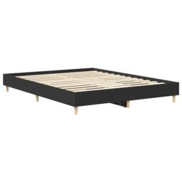 Berkfield Home Bed Frame No Mattress Black 150x200 cm King Size Engineered Wood - thumbnail 7