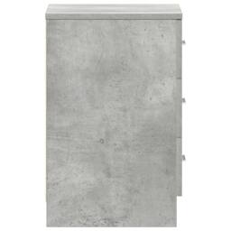 Berkfield Home Elegant Bedside Cabinets 2 pcs Concrete Grey 38x35x56 cm Engineer - Size: 38 x 35 x 56 cm - thumbnail 8