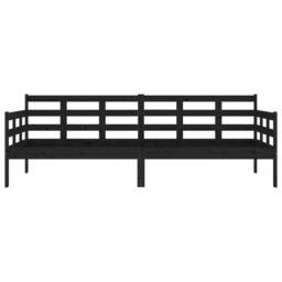 Berkfield Home Day Bed Black Solid Wood Pine 80x200 cm - thumbnail 8