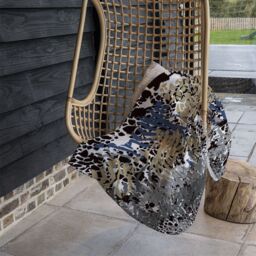 Benjamin Tate Design Mixed Animal Print Blanket in Natural - Size: 120 cm x 150 cm - thumbnail 4