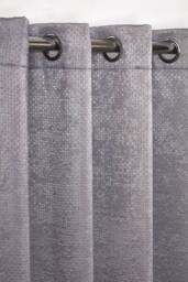 New Edge Blinds Metro Thermal Blackout Eyelet Curtains in Grey - Size: 168 cm width x 229 cm drop - thumbnail 1
