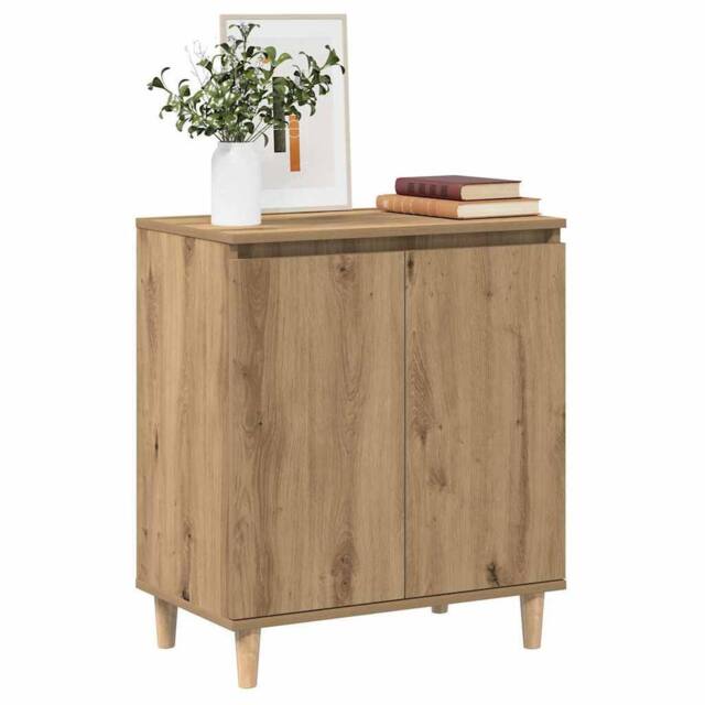 Berkfield Home Sideboard Artisan Oak 60x35x70 cm Engineered Wood in Brown - Size: 60 x 35 x 70 cm - image 1