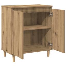Berkfield Home Sideboard Artisan Oak 60x35x70 cm Engineered Wood in Brown - Size: 60 x 35 x 70 cm - thumbnail 7