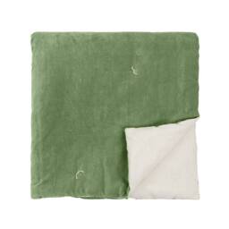 Wylder Edie 100% Cotton Velvet Bedspread in Green - thumbnail 5