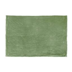 Wylder Edie 100% Cotton Velvet Bedspread in Green - thumbnail 4
