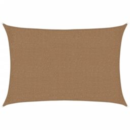 Berkfield Home Sunshade Sail 160 g/m¬≤ Taupe 2x3 m HDPE - thumbnail 2