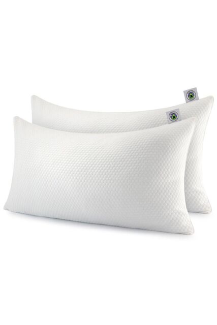 Martian Made Martian Dreams LunaCore™ - Hybrid Pillow with Microfibre & Shredded Memory Foam Blended Fill - 2 Pack, Standard Size (50x75cm) - image 1