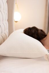 Martian Made Martian Dreams LunaCore™ - Hybrid Pillow with Microfibre & Shredded Memory Foam Blended Fill - 2 Pack, Standard Size (50x75cm) - thumbnail 4