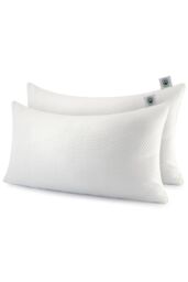 Martian Made Martian Dreams LunaCore™ - Hybrid Pillow with Microfibre & Shredded Memory Foam Blended Fill - 2 Pack, Standard Size (50x75cm) - thumbnail 1