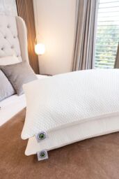 Martian Made Martian Dreams LunaCore™ - Hybrid Pillow with Microfibre & Shredded Memory Foam Blended Fill - 2 Pack, Standard Size (50x75cm) - thumbnail 6