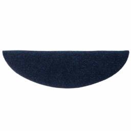 Berkfield Home Self-adhesive Stair Mats 15 pcs Navy 56x17x3 cm Needle Punch - Size: Medium - thumbnail 5