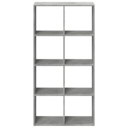 Berkfield Home Room Divider Bookcase Concrete Grey 69.5x29x137.5 cm Engineered Wood - thumbnail 5