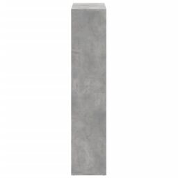Berkfield Home Room Divider Bookcase Concrete Grey 69.5x29x137.5 cm Engineered Wood - thumbnail 6