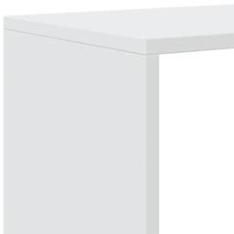 Berkfield Home Room Divider Bookcase¬†3-Tier¬†White 99x29x99 cm Engineered Wood in White - Size: 99 x 29 x 99 cm - thumbnail 9