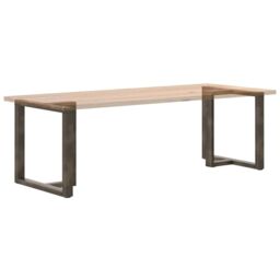 Berkfield Home Dining Table Legs T-Shaped¬†2 pcs Natural Steel 80x35x(72-73) cm Steel in Black - thumbnail 8