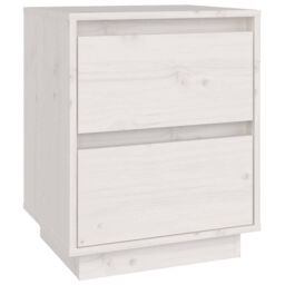 Berkfield Home Bedside Cabinets 2 pcs White 40x35x50 cm Solid Wood Pine - Size: 40 x 35 x 50 cm - thumbnail 6