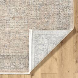 Livabliss Galey Alix Maria Elena III-Vintage Brown Blue Traditional Fringe Living Rug - Size: 200 cm x 275 cm - thumbnail 4