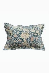 Morris & Co 'Trent' Cotton Duvet Cover Set in Blue - Size: Double - thumbnail 4