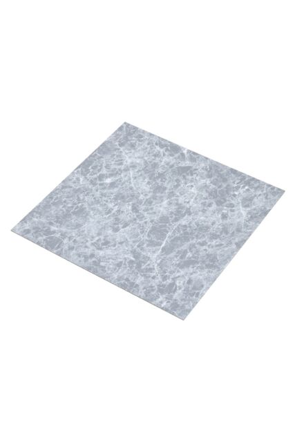 Living and Home 24Pcs Square Stone Effect Self Adhesive Floor Tiles in Grey - image 1