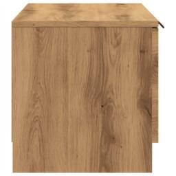 Berkfield Home TV Cabinet Artisan Oak 80x35x36.5 cm Engineered Wood in Brown - thumbnail 5