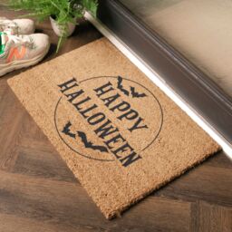 Artsy Mats Happy Halloween Coir Doormat (60 x 40cm) in Brown - Size: 40 x 60 cm - thumbnail 2