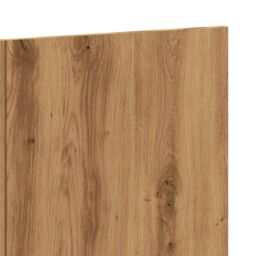 Berkfield Home Wall Headboard Artisian Oak 240x1.5x80 cm Engineered Wood in Brown - thumbnail 5