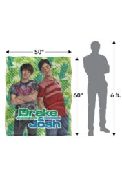 Nickelodeon Drake & Josh Logo & Boys Silky Touch Super Soft Throw Blanket 152 X 127 cm in White - thumbnail 5