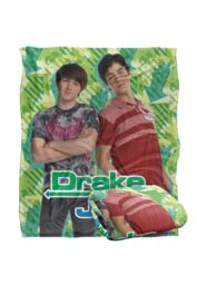 Nickelodeon Drake & Josh Logo & Boys Silky Touch Super Soft Throw Blanket 152 X 127 cm in White - thumbnail 2