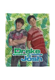 Nickelodeon Drake & Josh Logo & Boys Silky Touch Super Soft Throw Blanket 152 X 127 cm in White - thumbnail 1