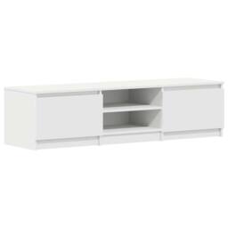 Berkfield Home TV Cabinet White 140x40x35.5 cm Engineered Wood - thumbnail 1
