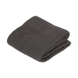 Nicola Spring Deluxe 100% Cotton Tea Towel Absorbent Kitchen Dish Cloth Drying Towel - 60cm x 40cm in Charcoal - thumbnail 1