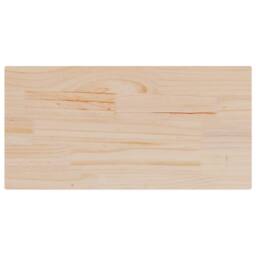 Berkfield Home Table Tops 4 pcs 90x45x2.5 cm Rectangular Solid Wood Pine in Natural - thumbnail 3