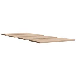 Berkfield Home Table Tops 4 pcs 90x45x2.5 cm Rectangular Solid Wood Pine in Natural - thumbnail 5
