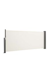 Living and Home 3m W x1.2m D White Retractable Side Awning for Outdoor & Balcony in Beige - thumbnail 4