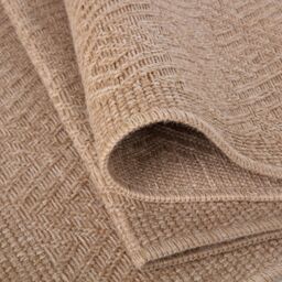 THE RUGS Jute Looking Greek Key Design Outdoor Rugs Garden Patio Nature 5100 in Natural - Size: 80 cm x 150 cm - thumbnail 4