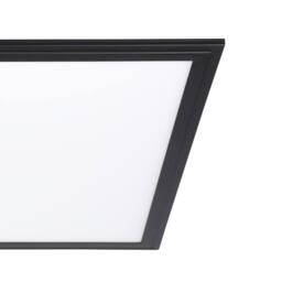 Eglo Salobrena 1 Ultra-Slim Modern Black Square LED Ceiling Light WBS - thumbnail 4