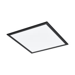 Eglo Salobrena 1 Ultra-Slim Modern Black Square LED Ceiling Light WBS - thumbnail 3